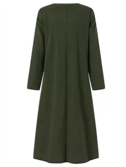 Women's Casual Dress Sweatshirt Dress Midi Dress Active Fashion Outdoor Going Out Weekend Crew Neck Pure Color Regular Fit ArmyGreen Black Dark Gray S M L XL XXL 20 Women's Casual Dress Sweatshirt Dress Midi Dress Active Fashion Outdoor Going Out Weekend Crew Neck Pure Color Regular Fit ArmyGreen Black Dark Gray S M L XL XXL -Casual Print Dress Sales xweyzf1696926229781