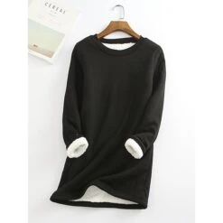 Women's Casual Dress Sweatshirt Dress Winter Dress Mini Dress Teddy Fleece Home Daily Going Out Basic Casual Crew Neck Long Sleeve Regular Fit Wine Red Big Red Black Color S M L XL XXL Size 31 Women's Casual Dress Sweatshirt Dress Winter Dress Mini Dress Teddy Fleece Home Daily Going Out Basic Casual Crew Neck Long Sleeve Regular Fit Wine Red Big Red Black Color S M L XL XXL Size -Casual Print Dress Sales xxfzfb1602325119610