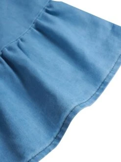 Women's Denim Dress Casual Dress Denim Shirt Dress Midi Dress Denim Casual Outdoor Daily Vacation V Neck Button Half Sleeve Summer Spring Fall 2023 Loose Fit Light Blue Pure Color S M L XL XXL -Casual Print Dress Sales ycdjzi1683611694891