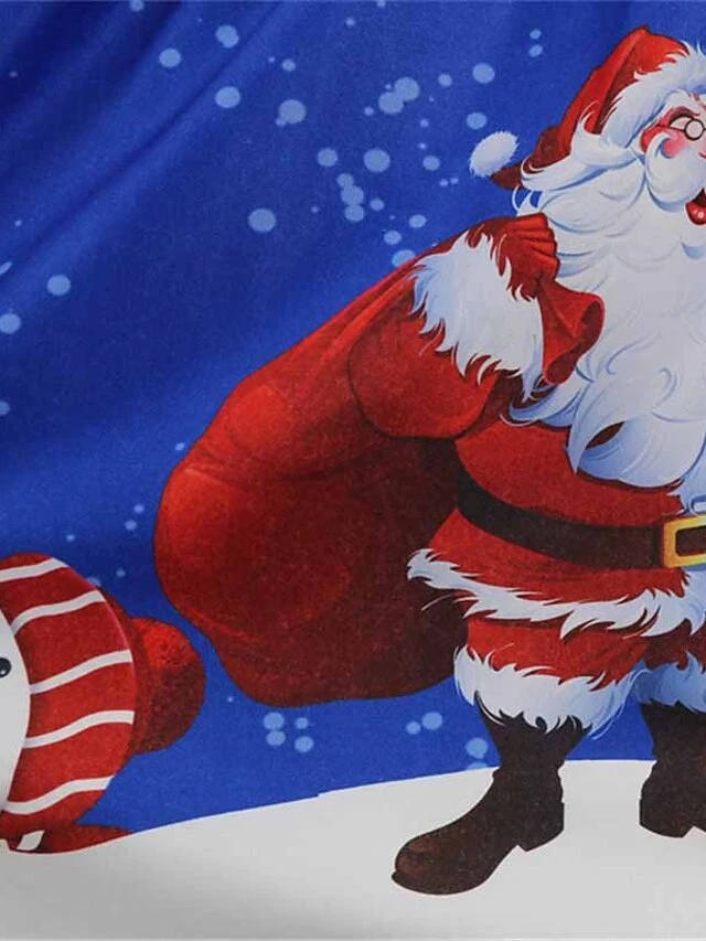 Women's Christmas Swing Dress Vintage DressKnee Length Dress Blue Royal Blue Light Blue Black Long Sleeve Santa Claus Elk Snowman Print Fall Winter Crew Neck Vacation Vintage 2022 S M L XL XXL 3XL 10 Women's Christmas Swing Dress Vintage DressKnee Length Dress Blue Royal Blue Light Blue Black Long Sleeve Santa Claus Elk Snowman Print Fall Winter Crew Neck Vacation Vintage 2022 S M L XL XXL 3XL - Image 10