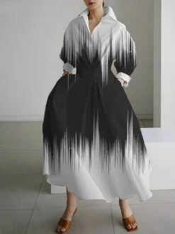 Women's Shirt Dress Casual Dress Swing Dress Maxi Long Dress Outdoor Office Daily Polyester Fashion Modern Shirt Collar Button Pocket Long Sleeve Fall Winter 2023 Loose Fit Silver Black Royal Blue 9 Women's Shirt Dress Casual Dress Swing Dress Maxi Long Dress Outdoor Office Daily Polyester Fashion Modern Shirt Collar Button Pocket Long Sleeve Fall Winter 2023 Loose Fit Silver Black Royal Blue -Casual Print Dress Sales yevrvi1693213988736