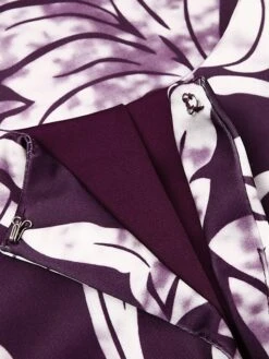 Women‘s Plus Size Curve Dress Set Print Crew Neck Long Sleeve Spring Fall Elegant Maxi Long Dress Formal Party Dress -Casual Print Dress Sales yezihs1669284881123