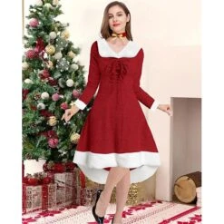 Women's Christmas Hoodie Dress Vintage Dress Midi Dress Green Black Wine Red Gray Long Sleeve Pure Color Patchwork Winter Fall Hooded Vacation Vintage 2022 S M L XL XXL 3XL -Casual Print Dress Sales yffwhk1667976284559