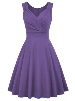 Women‘s Christmas Party Dress Swing Dress Green Dress Midi Dress Black White Wine Sleeveless Pure Color Ruched Summer Spring Fall V Neck Party Party Wedding Guest 2022 S M L XL XXL -Casual Print Dress Sales yqxmyh1635432108765