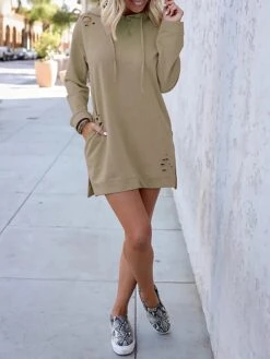 Women's Casual Dress Hoodie Dress Mini Dress Fashion Daily Outdoor Vacation Going Out Hoodie Print Pure Color Loose Fit Pink Khaki Army Green S M L XL 16 Women's Casual Dress Hoodie Dress Mini Dress Fashion Daily Outdoor Vacation Going Out Hoodie Print Pure Color Loose Fit Pink Khaki Army Green S M L XL -Casual Print Dress Sales ywceqx1695024147301