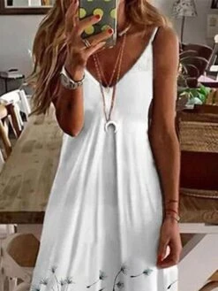 Women's Long Dress Maxi Dress Casual Dress A Line Dress Slip Dress Dandelion Flower Fashion Streetwear Daily Date Vacation Backless Print Sleeveless Strap Dress Regular Fit Gray Spring Summer S M L 5 Women's Long Dress Maxi Dress Casual Dress A Line Dress Slip Dress Dandelion Flower Fashion Streetwear Daily Date Vacation Backless Print Sleeveless Strap Dress Regular Fit Gray Spring Summer S M L -Casual Print Dress Sales ywjelj1676366346114