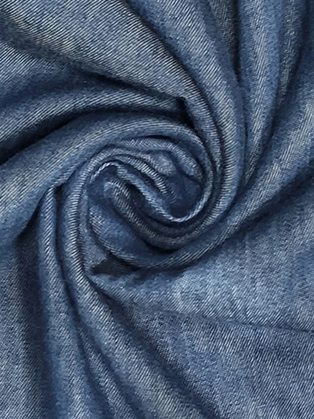 Women's Casual Dress Denim Shirt Dress Maxi Long Dress Denim Fashion Casual Outdoor Daily Vacation Shirt Collar Zipper Pocket Short Sleeve Summer Spring 2023 Loose Fit Blue Plain S M L XL 2XL 9 Women's Casual Dress Denim Shirt Dress Maxi Long Dress Denim Fashion Casual Outdoor Daily Vacation Shirt Collar Zipper Pocket Short Sleeve Summer Spring 2023 Loose Fit Blue Plain S M L XL 2XL - Image 9