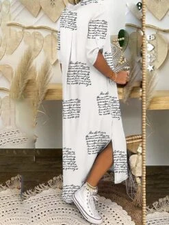 Women's Shirt Dress Swing Dress Maxi Long Dress Outdoor Daily Vacation Cotton Linen Stylish Modern Shirt Collar Split Print Short Sleeve Summer Spring 2023 Loose Fit Black Red Blue Geometric Letter 9 Women's Shirt Dress Swing Dress Maxi Long Dress Outdoor Daily Vacation Cotton Linen Stylish Modern Shirt Collar Split Print Short Sleeve Summer Spring 2023 Loose Fit Black Red Blue Geometric Letter -Casual Print Dress Sales zcokwd1642499785025
