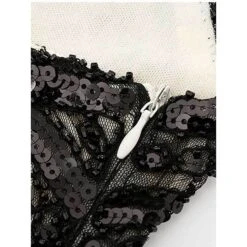 Women's Retro 1920s Fringe Dress Midi Dress Party Halloween Sequins Tassel Fringe Geometric Spaghetti Strap Sleeveless Regular Fit Spring Fall 2023 Silver Black S M L XL -Casual Print Dress Sales zctogx1692615922113