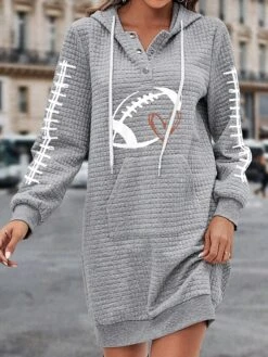 Women's Casual Dress Hoodie Dress Winter Dress Geometric Football Button Pocket Hooded Mini Dress Fashion Streetwear Outdoor Daily Long Sleeve Loose Fit Black Pink Red Fall Winter S M L XL XXL 13 Women's Casual Dress Hoodie Dress Winter Dress Geometric Football Button Pocket Hooded Mini Dress Fashion Streetwear Outdoor Daily Long Sleeve Loose Fit Black Pink Red Fall Winter S M L XL XXL -Casual Print Dress Sales zgqxvh1694677872707