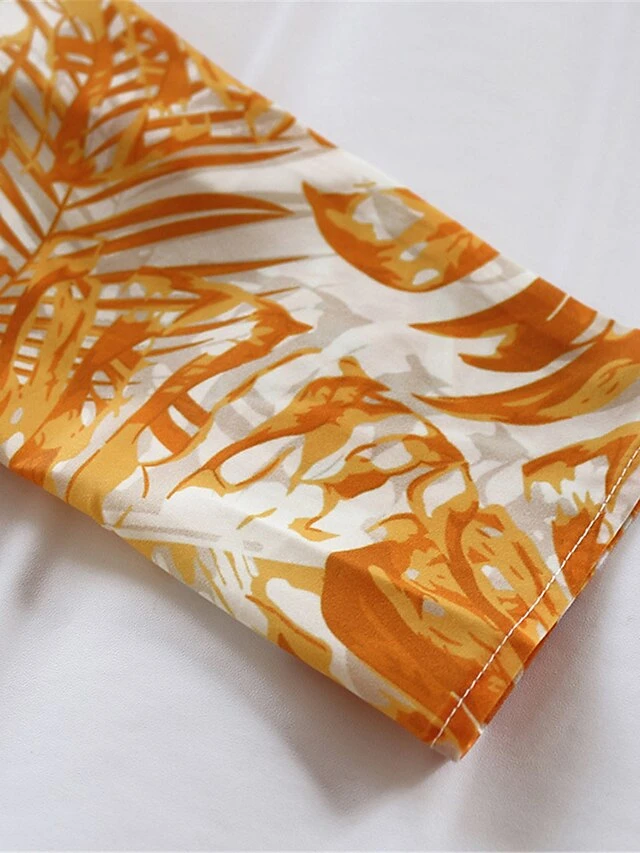 Women's Shirt Dress Casual Dress Swing Dress Maxi Long Dress Outdoor Daily Date Polyester Fashion Casual Shirt Collar Lace Up Button Long Sleeve Fall Winter 2023 Loose Fit Blue Orange Leaf S M L XL 6 Women's Shirt Dress Casual Dress Swing Dress Maxi Long Dress Outdoor Daily Date Polyester Fashion Casual Shirt Collar Lace Up Button Long Sleeve Fall Winter 2023 Loose Fit Blue Orange Leaf S M L XL - Image 6