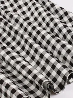 Women's Plus Size Retro 1950s Vintage Dress Midi Dress Daily Holiday With Belt Print Plaid Crew Neck Short Sleeve Regular Fit Spring Fall 2023 Black XL XXL 3XL 4XL -Casual Print Dress Sales ztmqag1693533786210