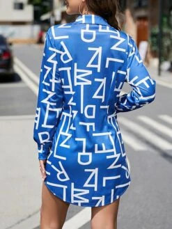Women's Shirt Dress Casual Dress Sheath Dress Mini Dress Outdoor Daily Date Cotton Polyester Fashion Modern Shirt Collar Patchwork Button Long Sleeve Fall 2023 Regular Fit Blue Khaki Letter S M L XL 22 Women's Shirt Dress Casual Dress Sheath Dress Mini Dress Outdoor Daily Date Cotton Polyester Fashion Modern Shirt Collar Patchwork Button Long Sleeve Fall 2023 Regular Fit Blue Khaki Letter S M L XL -Casual Print Dress Sales ztubec1693454125862