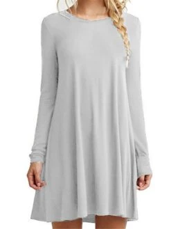Women's Casual Dress Plain Dress Spring Dress Mini Dress Ruched Daily Date Going Out Active Fashion Crew Neck Long Sleeve 2023 Loose Fit Black White Green Color S M L XL XXL Size 11 Women's Casual Dress Plain Dress Spring Dress Mini Dress Ruched Daily Date Going Out Active Fashion Crew Neck Long Sleeve 2023 Loose Fit Black White Green Color S M L XL XXL Size -Casual Print Dress Sales zyxsba1694485113698
